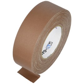 Pro Gaff Gaffers Tape 1 and 2 inch Widths, 17 Colors Available, 2 inch, Brown