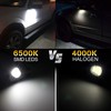 RUXIFEY LED Side Mirror Puddle Lights Replacement Compatible with 2010-2018