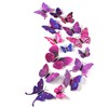 KUUQA 36 Pieces 3D Butterfly Wall Stickers Wall Butterflies Girls