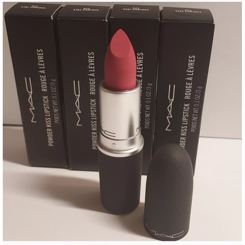 M·A·C MAC Powder Kiss Lipstick *STAY CURIOUS* / .10 oz