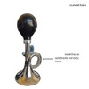 Snblzhef Bicycle Snail Air Horn, Loud Sound, Elbow Retro Horn,