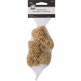 FolkArt Synthetic Sponge Set, Small, Brown