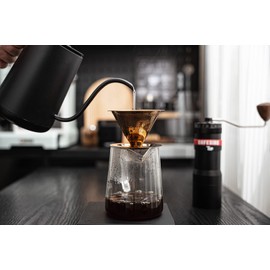 HERO Goldcup Paperless Coffee Dripper V60 Metal Filter Hand Drip Pour Over 300 Mesh Size 01