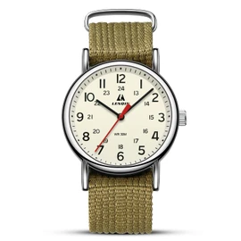 LN LENQIN Mens Watches Military Watch Field Watch Analog Quartz Watches for Men Easy Reader 38 mm Watch Waterproof Wrist Watches Army Tactical Sports Watch with Nylon Band