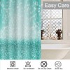 Moslion Boho Mandala Feathers Shower Curtain 72 x 72 Inch