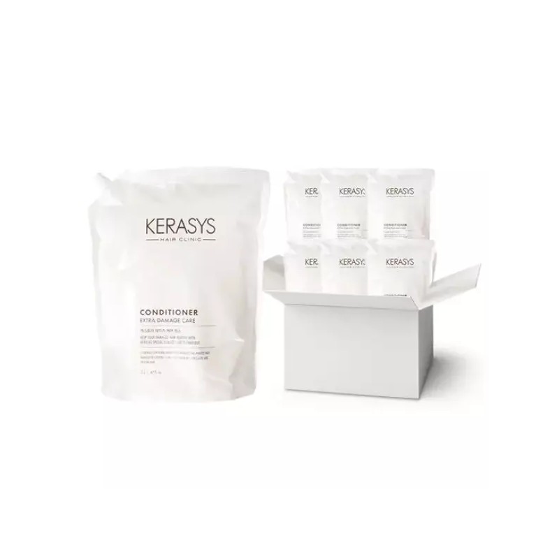 Kerashis 케라시스 엑스트라 데미지 린스 리필 2000g 6개입 1박스 Keraxis