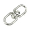 Marine Mooring 1/4" Eye to Eye Swivel 304 Stainless Steel