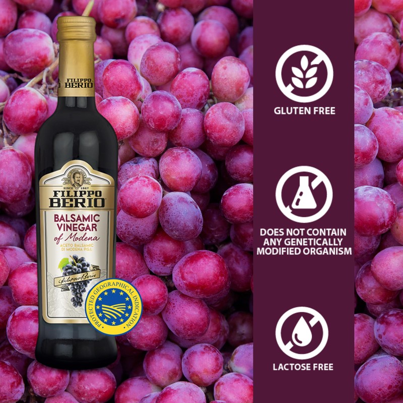 Filippo Berio Balsamic Vinegar of Modena 16.9 fl oz Glass