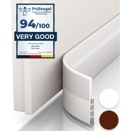 Vellure® Door Draft Stopper for Bottom of Door - Premium Door Sweep for Bottom of Door/Weather Stripping Door Seal (Save Energy – installs Quickly and Easily) Door Strip