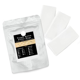 Gutenberg's tough 2.5x4.5 inch nylon micron filter bags 25-50 Packs | tea filter bags | All Micron Sizes (25-Pack, 90 Micron)