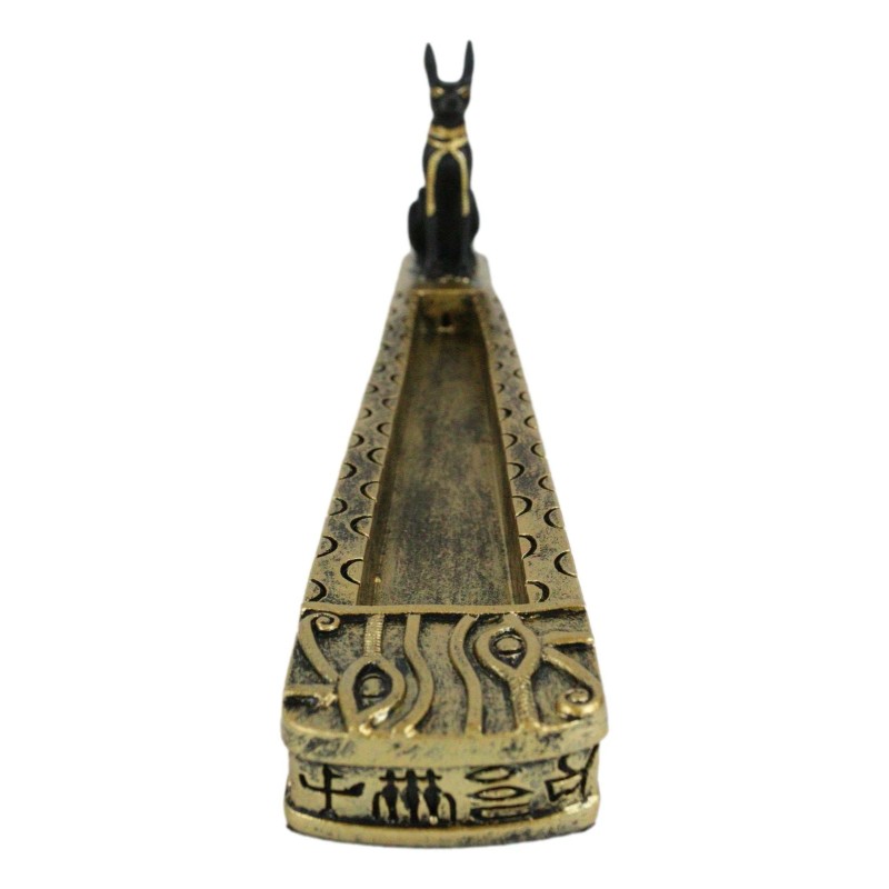 Egyptian Anubis Incense Holder Burner Figurine Made of Polyresin