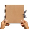 Styloo Square Brown Scrapbook Photo Album 50 Sheets 20X20 cm