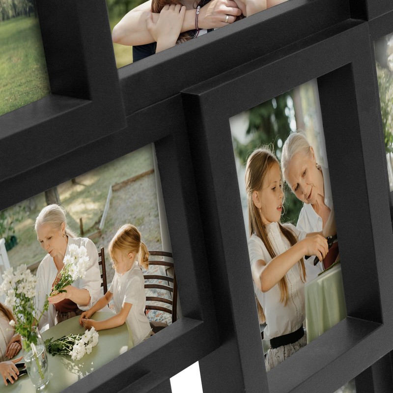 J.M.Deco Collage Picture Frames for Wall 24 Slots, Large Photo