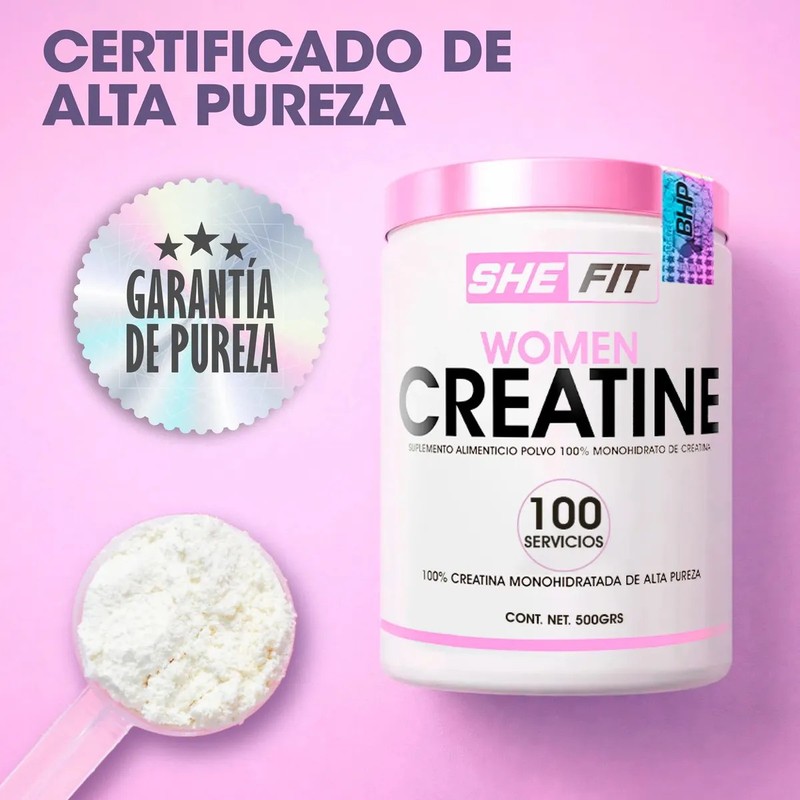 Bhp She Fit Women Creatina 100 Serv Sabor Sin sabor