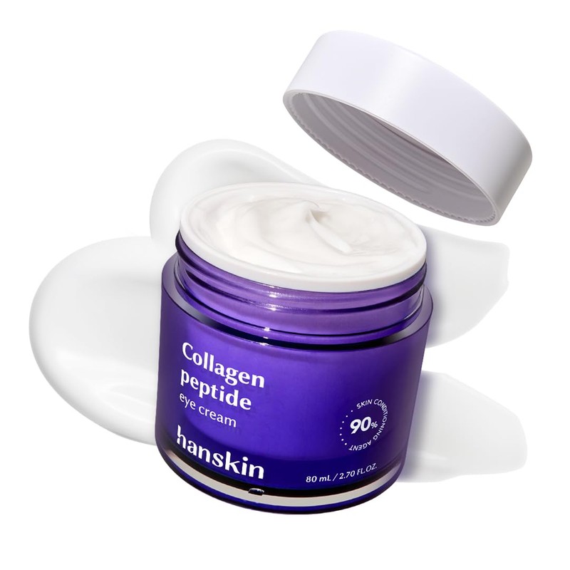 Hanskin- Crema para ojos con péptidos de colágeno (80 ml).