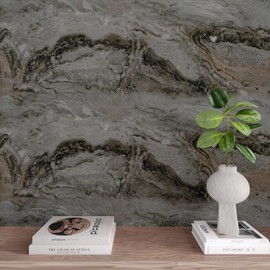 CHIHUT 12”x100” Marble Peel and Stick Wallpaper Granite Contact Paper for Countertops Old Furniture