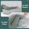HOMBYS Shredded Memory Foam Knee Pillow for Side Sleepers, 5.5"
