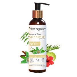 Blise organic Rosemary and Bhringa shampoo -Anti Hair Fall and Anti Dandruff, Ayurvedic shampoo with precious and rare herbs