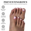 Toe Nail Tips - Short French Square Wearable Toenails 120Pcs/Box,