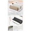 MILASIC Pencil Case, Slim, Stylish, PU Leather, Simple, Adult, Large