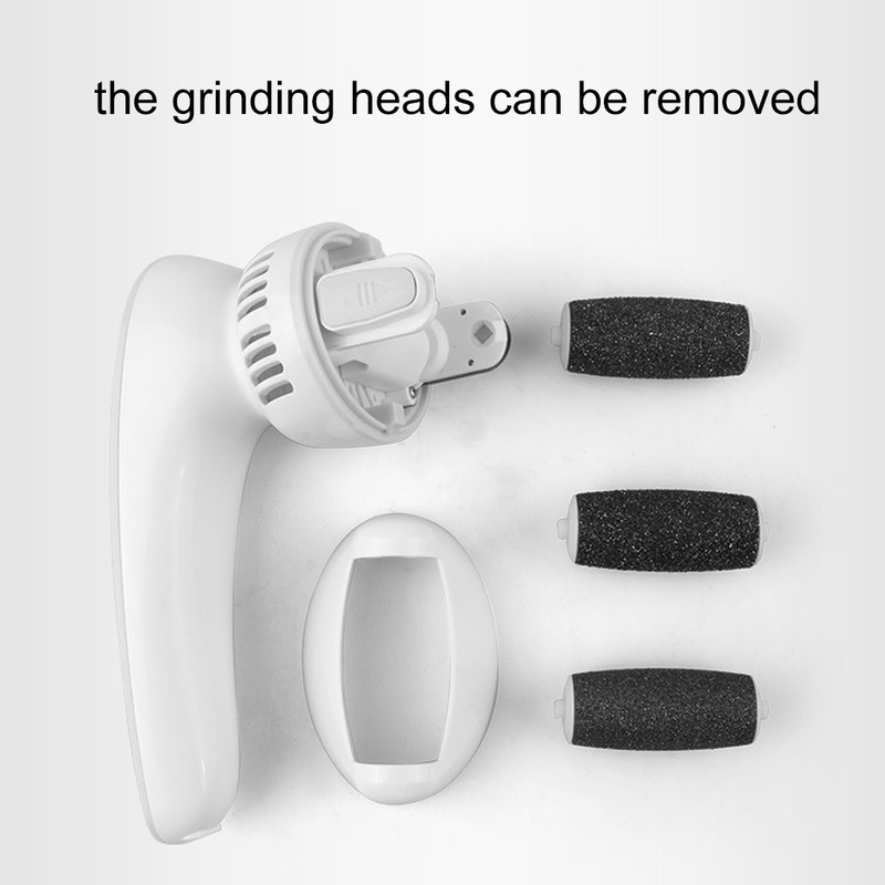 Electric Foot File Callus Remover Waterproof Adjustable Dead Skin Remover