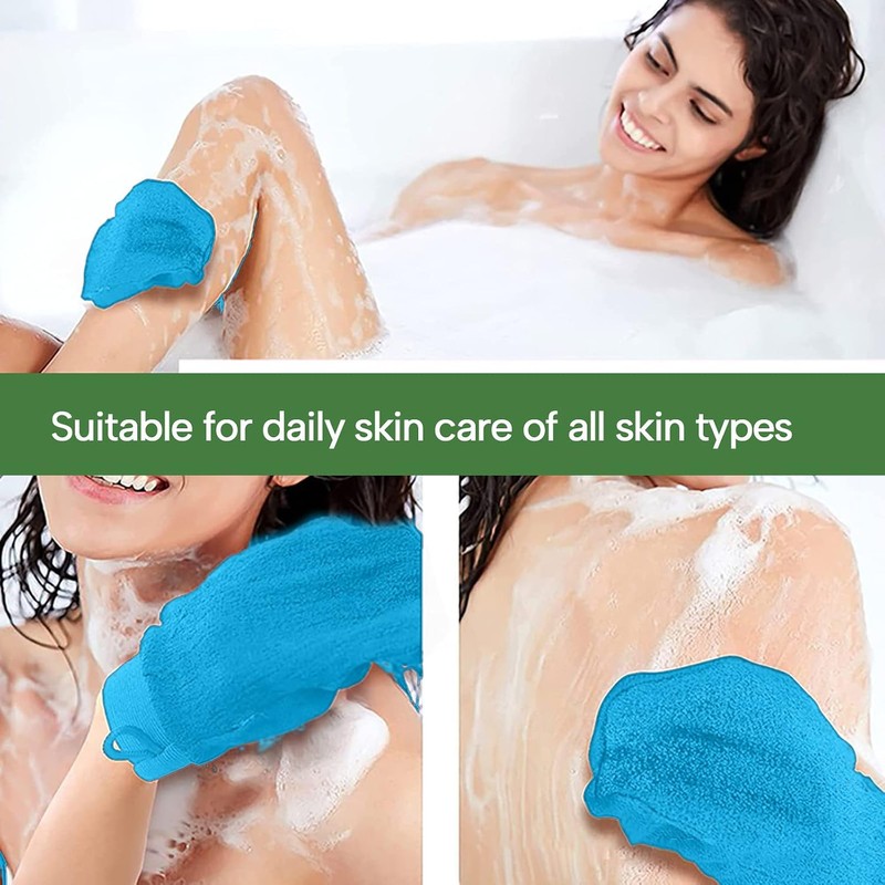 Guante de ducha Hammam HYROOY – Exfoliante de fibra viscosa