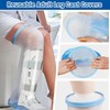 Weidllys 100% Waterproof Leg Cast Cover for Showering, Reusable Extra