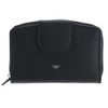 Golden Head Polo RFID Protect Zipped Ladies Purse Wallet Black,