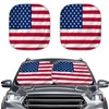 TSVAGA American Flag Car Windshield Sun Shade Foldable Car Cover