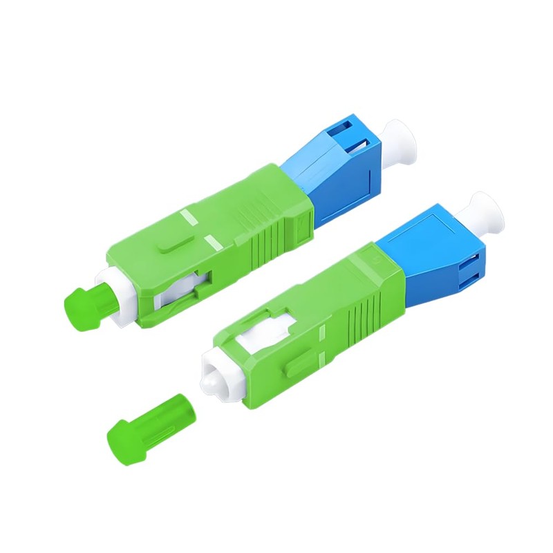 Elfcam® Simplex Single Mode SC/APC Male to LC/UPC Female Fibre