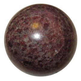 Garnet Sphere Red Sophisticated Soul Crystal Ball 2.5-2.75 inch