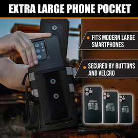 Iron Infidel Workforce Water Bottle - 64 oz Insulated Stainless Steel | Half Gallon Vacuum Water Jug | Paracord Handle, Removable Sleeve | Large Thermal Flask | Hiking, Camping, Workouts (Black)