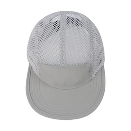 Breathable Mesh Baseball Cap Unisex Baseball Cap Hat Summer Adjustable Sports Cap Ultralight Baseball Cap Sun Hat for Camping Travel Hiking, gray, Unit size