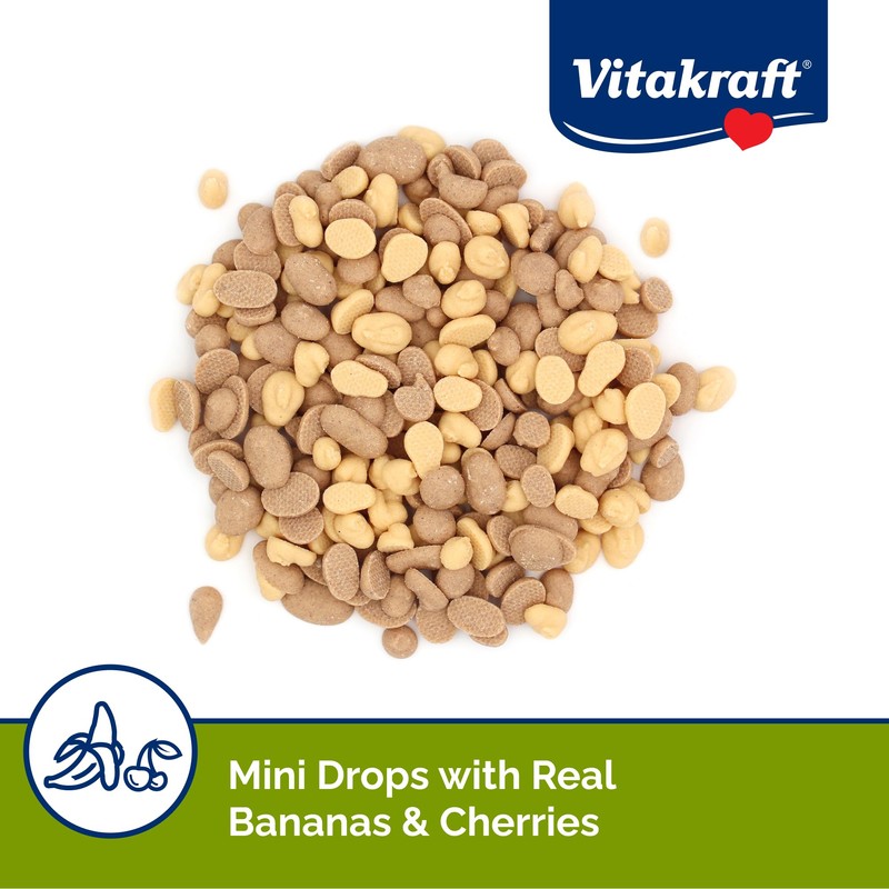 Vitakraft Mini Drops Cherry Banana Treats for Hamsters Rats Mice