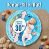 SplashEZ Lights Up Tummy Time Water Mat for Babies, 30"