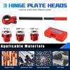 Pipe Threader Ratchet Kit， Manual Ratcheting Pipe Threading Tool Set