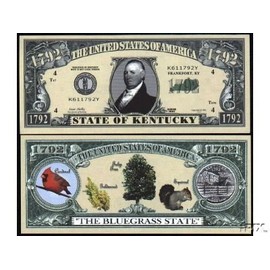 Set of 10 Bills-1792 Kentucky State Bill