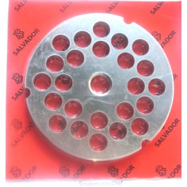 Smokehouse Chef OUR BEST ITALY #32 x 1/2"  (6 mm) Burger size Meat Grinder Plate *REVERSIBLE*