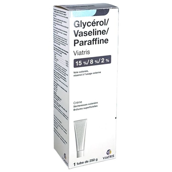 Mylan Viatris Viatris Glycerol/Vaseline/Paraffine Crème Hydratante 250 g