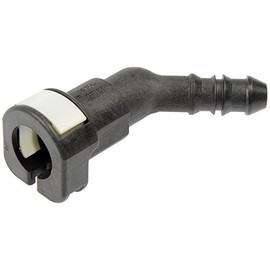 Dorman 800-122 Fuel Line Retaining Clip 5/16 In. Steel To 5/16 In. Nylon With 45 Degree Bend, 2 Pack