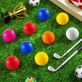 ZHWKMYP 30 Pcs Foam Golf Practice Balls, Sport Realistic Feel Soft Golf Practice Balls for Backyard Indoors Outdoor