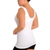 Skinnygirl Women's Scoop Neck Seamless Shaping Camisole, 3-Pack (Ondine Blush/White/Black,