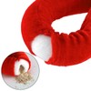 Okllen 4 Pack Red Velvet Stanchion Rope, 5 Feet Crowd