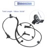 X AUTOHAUX Rear Left ABS Sensor Wheel Speed Sensor No.22831245/23483151/22868986