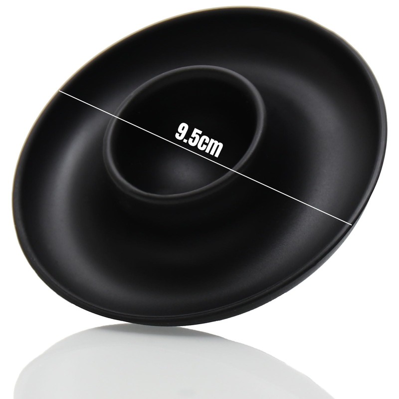 idea-station Neo Plastic Egg Cup Set of 6 – Black