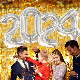 KatchOn, Giant Silver 2023 Balloons Numbers - 40 Inch, 2023 Graduation Decorations Silver | Foil 2023 Silver Balloons, Graduation Party Decorations 2023 | Silver Graduation Decorations Class of 2023