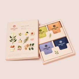 Osulloc [오설록][가벼운선물] 러블리 티박스 4종 (원산지:상세설명참조) [Osulloc][Light Gift] Lovely Tea Box 4 Types (Country of Origin: Refer to Detailed Description)