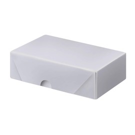 White Business Card Folding Boxes - 25 Per Pack - (7 x 3 1/2 x 2")
