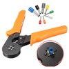 NUZAMAS Adjustable Ratcheting Ferrule Crimper Pliers Tool 0.25~6.0mm AWG 23-10
