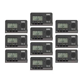 [Bulk Purchase] KORG - Guitar / Bass Tuner GA-2 Black x Light Gray Set of 10